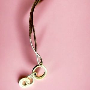 Silpada brown and silver necklace